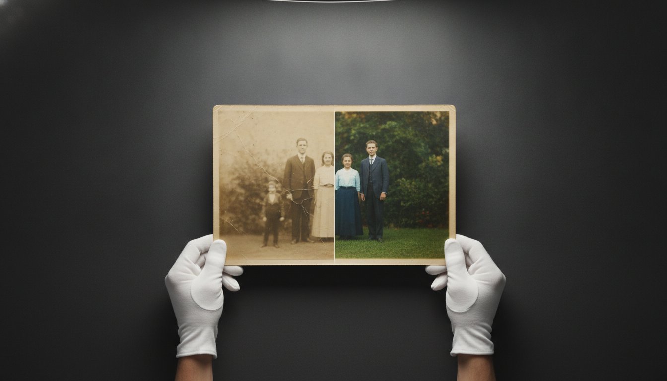How to Restore Faded Family Photographs Safely: A Professional Guide