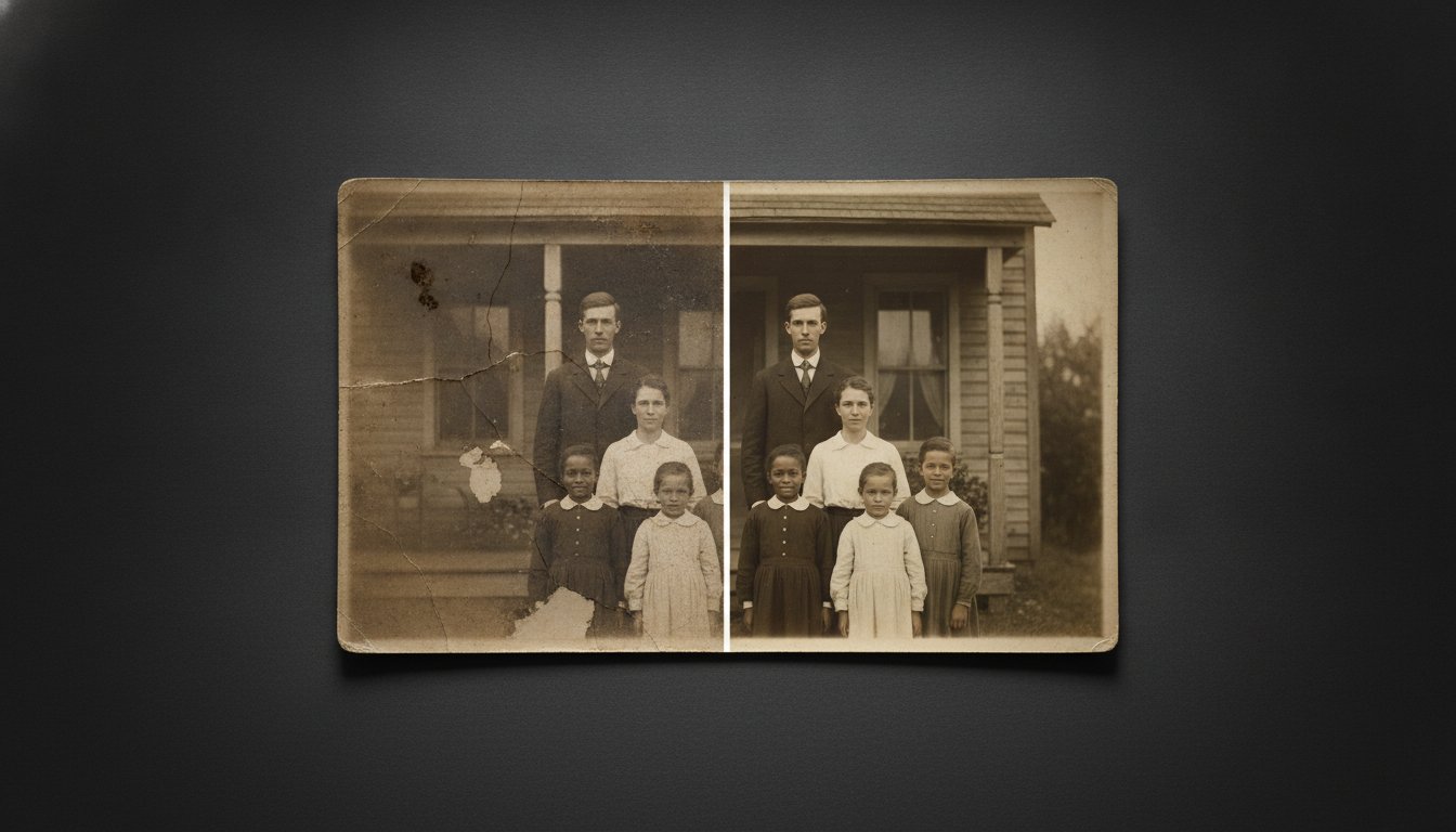The Art and Science of a Vintage Image Restoration Professional: How to Restore Faded Photographs