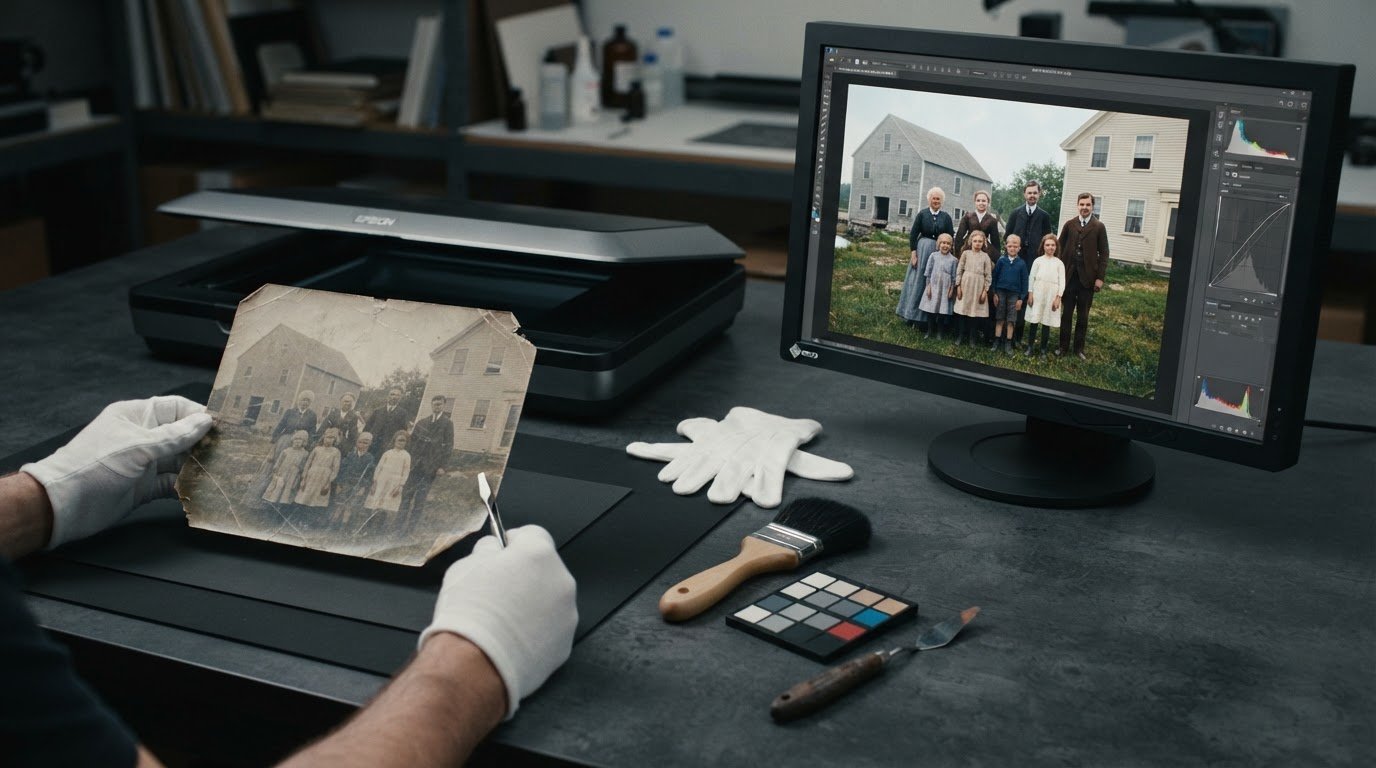Old Photo Restoration in Massachusetts: A Practical Guide