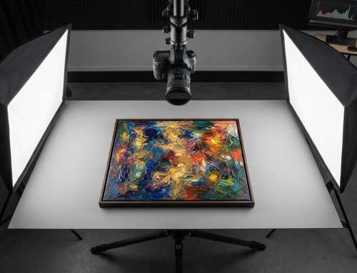 Avoiding Glare When Scanning Artwork with Even Lighting