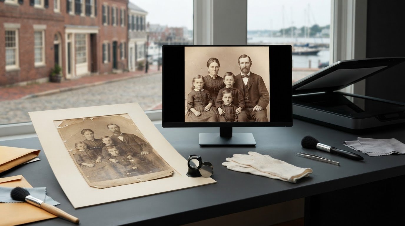 Cost to Restore Antique Photos in Newburyport