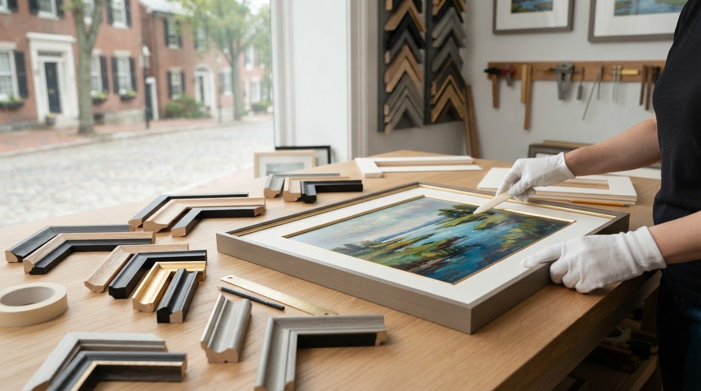 Custom Art Framing in Newburyport: Choose Frames and Fillets