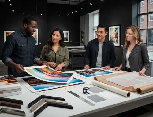 How to budget for art gallery printing and collect prints in Boston