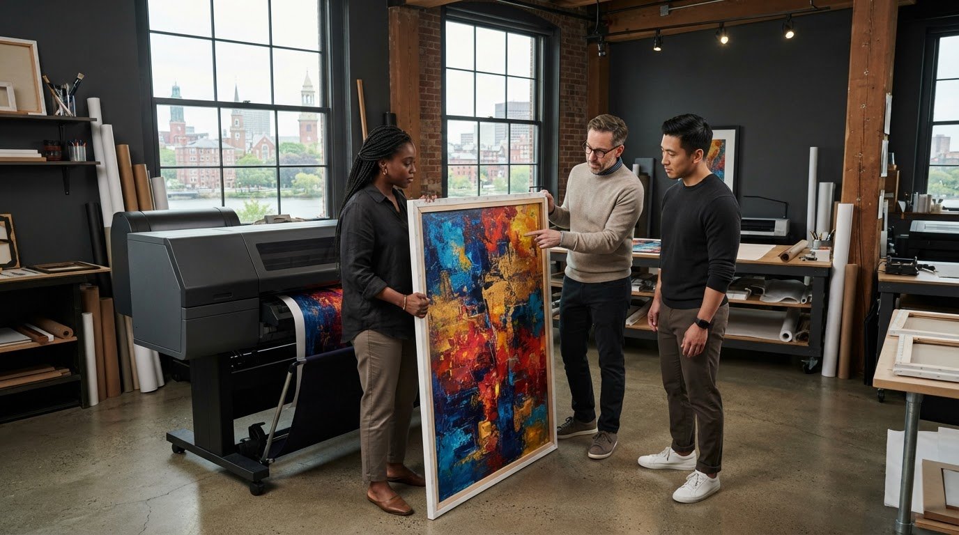 Large Format Canvas Printing in Massachusetts: A Local Guide