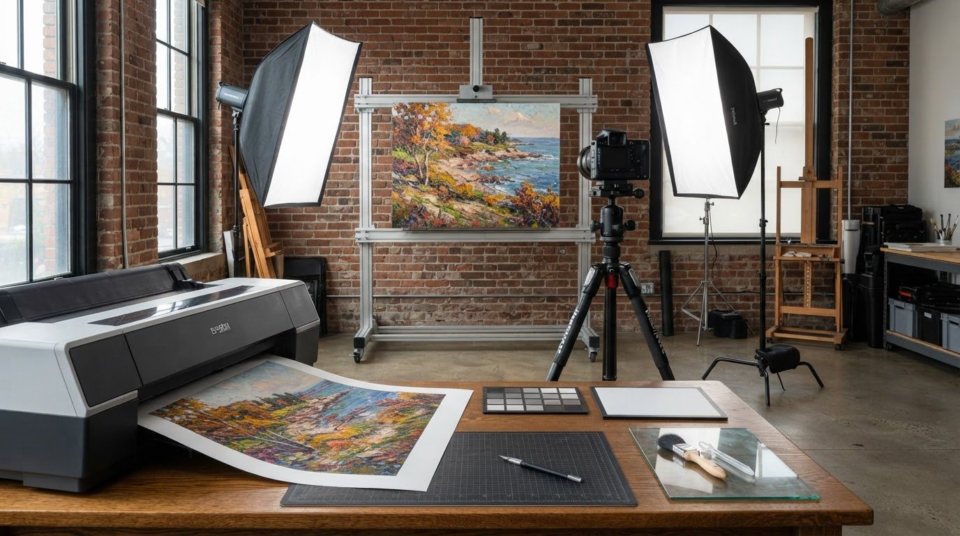 Reproducing Oil Paintings: From Capture to Fine Art Print