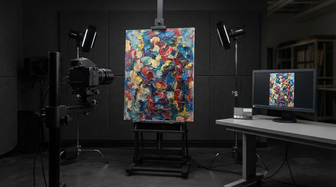 Scanning paintings for prints in Methuen: scan pricing and resolution examples